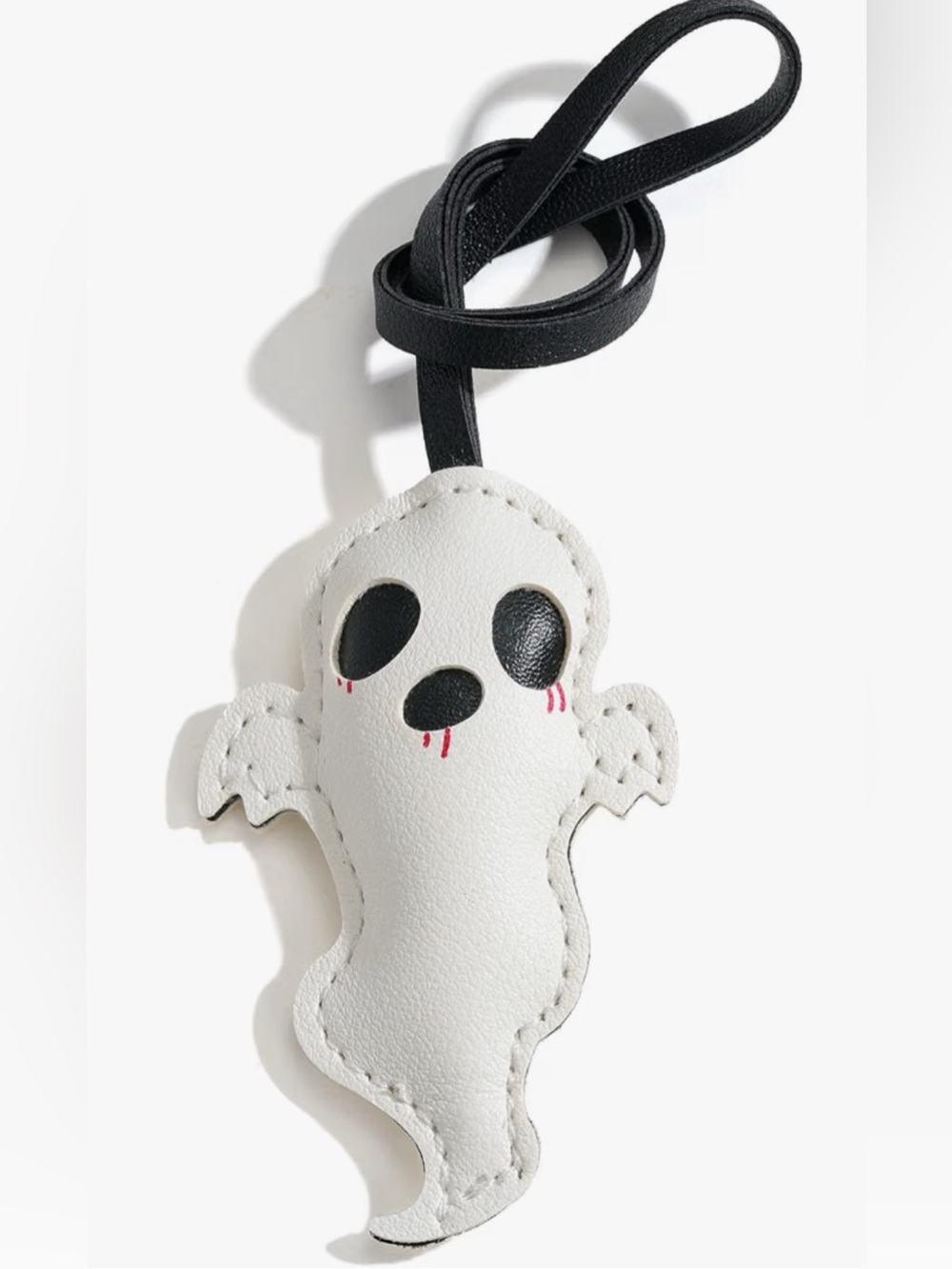 White Ghost Purse Charm